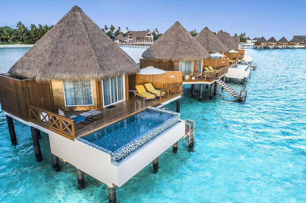 Over Water Sunset Pool Villa